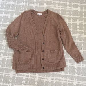 Madewell Camel Brown Cotton Sweater
